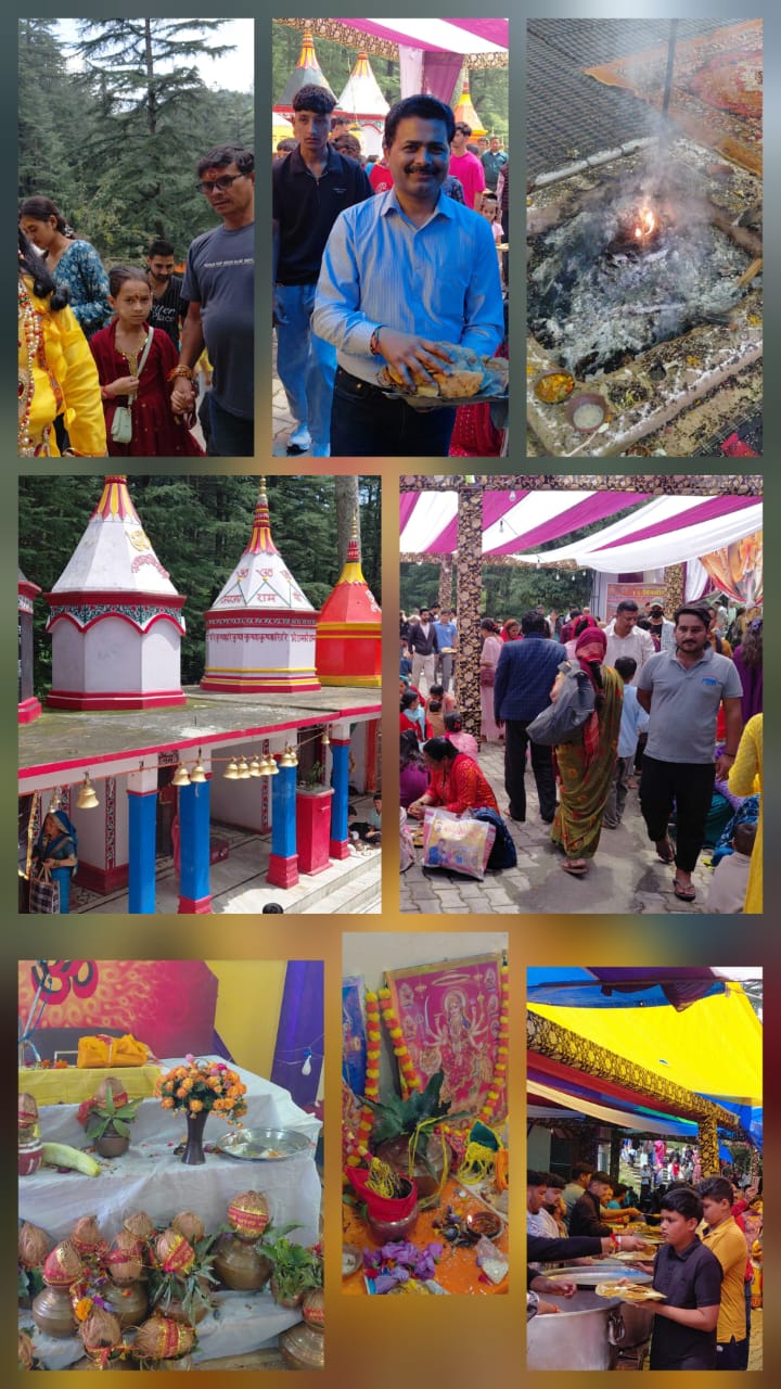 लोहाघाट रीश्वेश्वर महादेव मंदिर में महा शिव पुराण का समापन, जन्माष्टमी पर्व पर भक्तों का उमड़ा सैलाब
