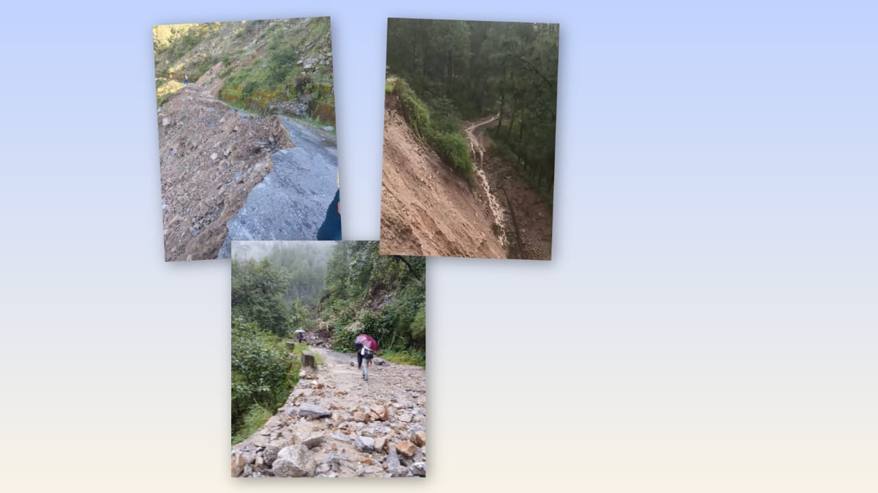 थराली में आपदा का कहर, लोग दहशत में  सोल पट्टी 11 दिन से सड़क संपर्क से कटा