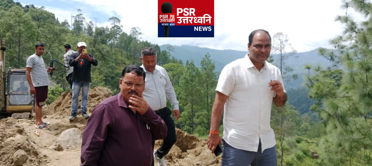 144 घंटे से बंद मुख्य राजमार्ग  स्वाला डेंजर जोन में युद्धस्तर पर बैक कटिंग का काम जारी