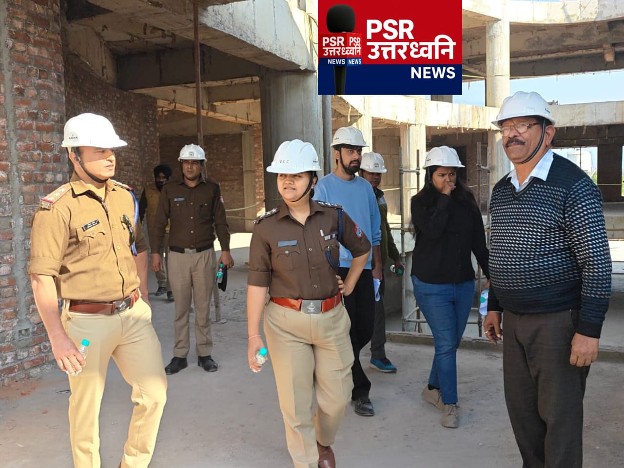 थाना टनकपुर क्षेत्र में प्रस्तावित एकीकृत भीड़ प्रबंधन केंद्र (Integrated Crowd Management Center) हेतु चिन्हित स्थल का संयुक्त निरीक्षण