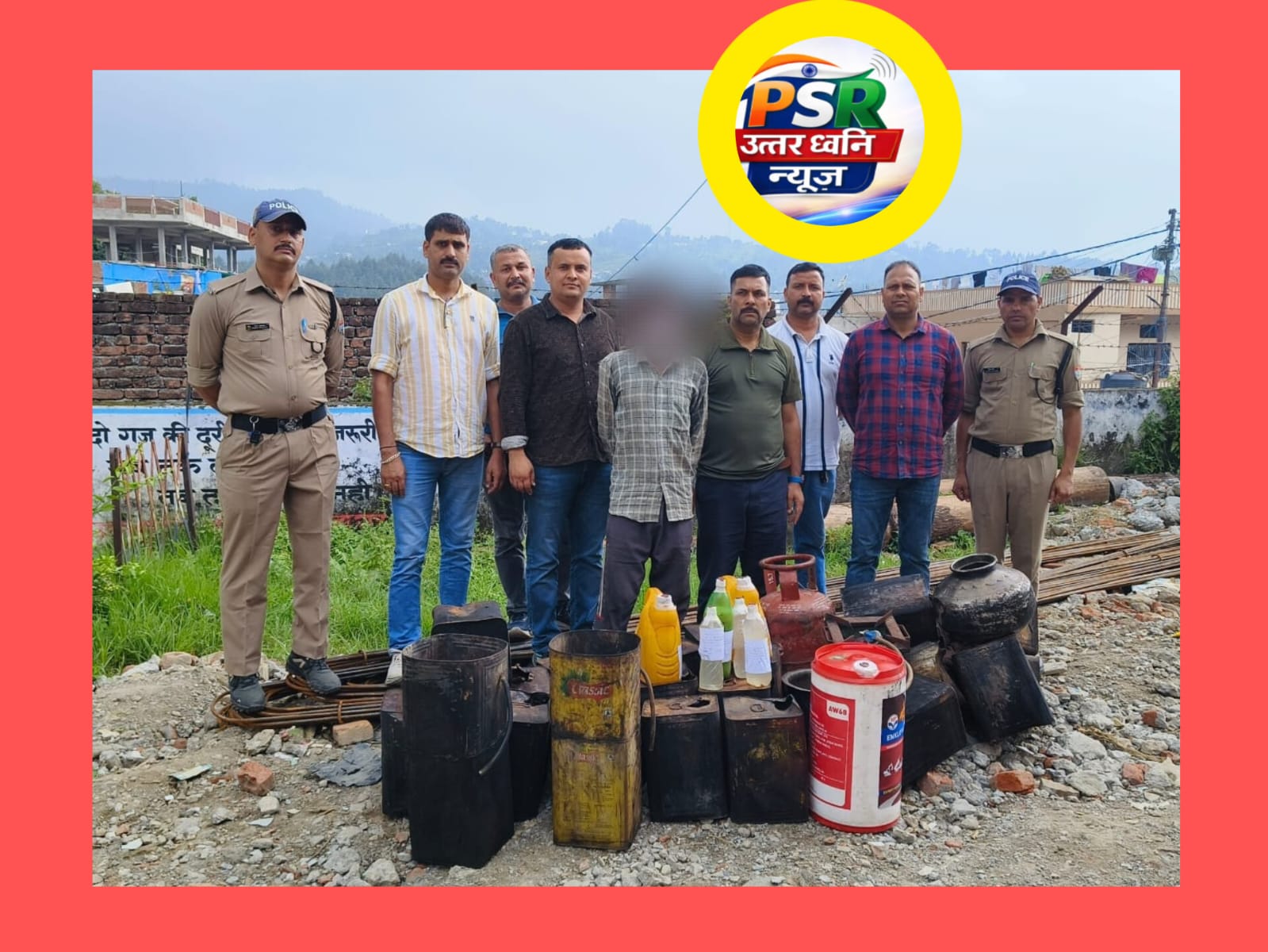 ऑपरेशन प्रहार: एसपी रेखा यादव की सख्ती रंग लाई, एसओजी प्रभारी कमलेश भट्ट की टीम ने अवैध शराब की भट्टी ध्वस्त की